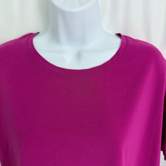 Lululemon Pink Cropped Tee Size X-Large - Picture 2 of 10